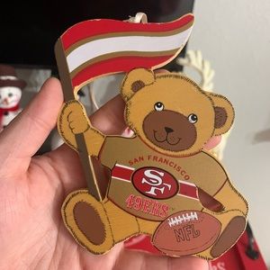 Vintage 49ers ornament